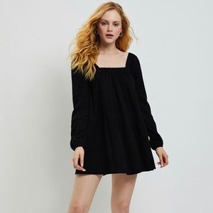 Black baby doll dress.